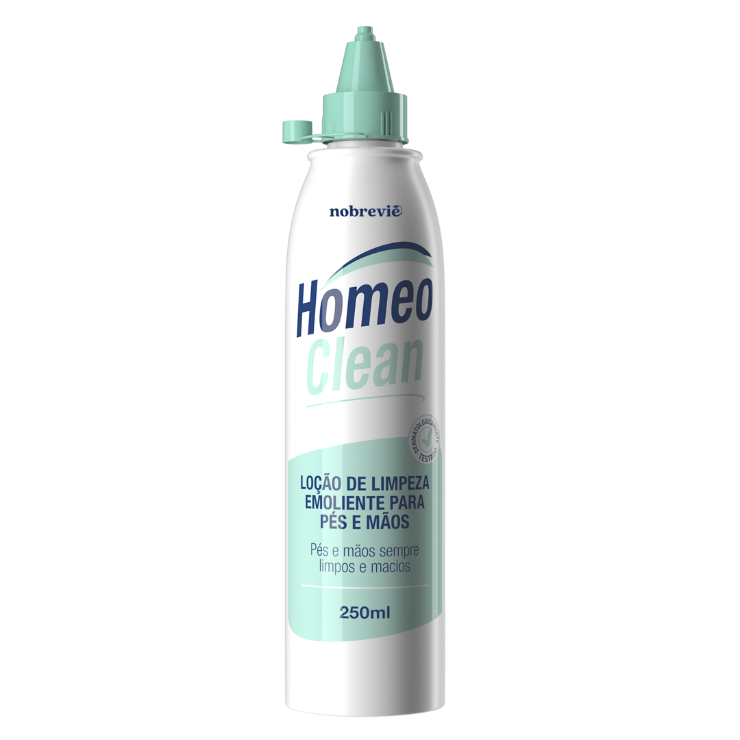 Homeoclean - Loção de limpeza emoliente para pés e mãos