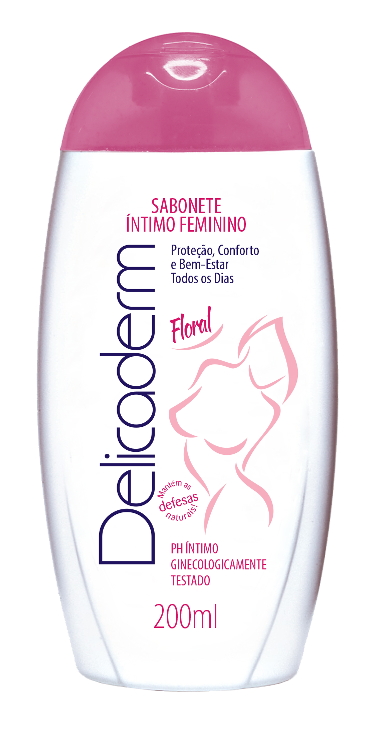 Sabonete Íntimo Delicaderm Floral 200ml