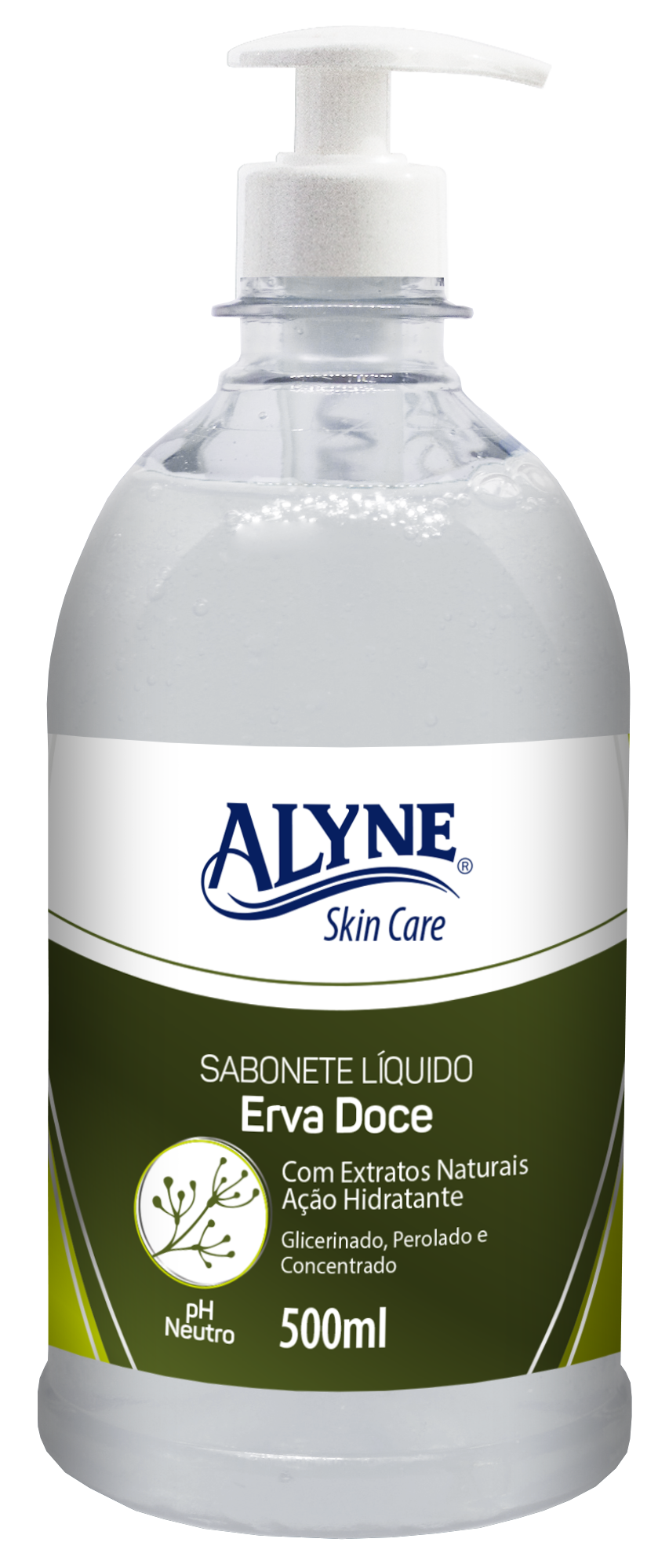Sabonete Líquido Alyne Skin Care Erva Doce 500ml