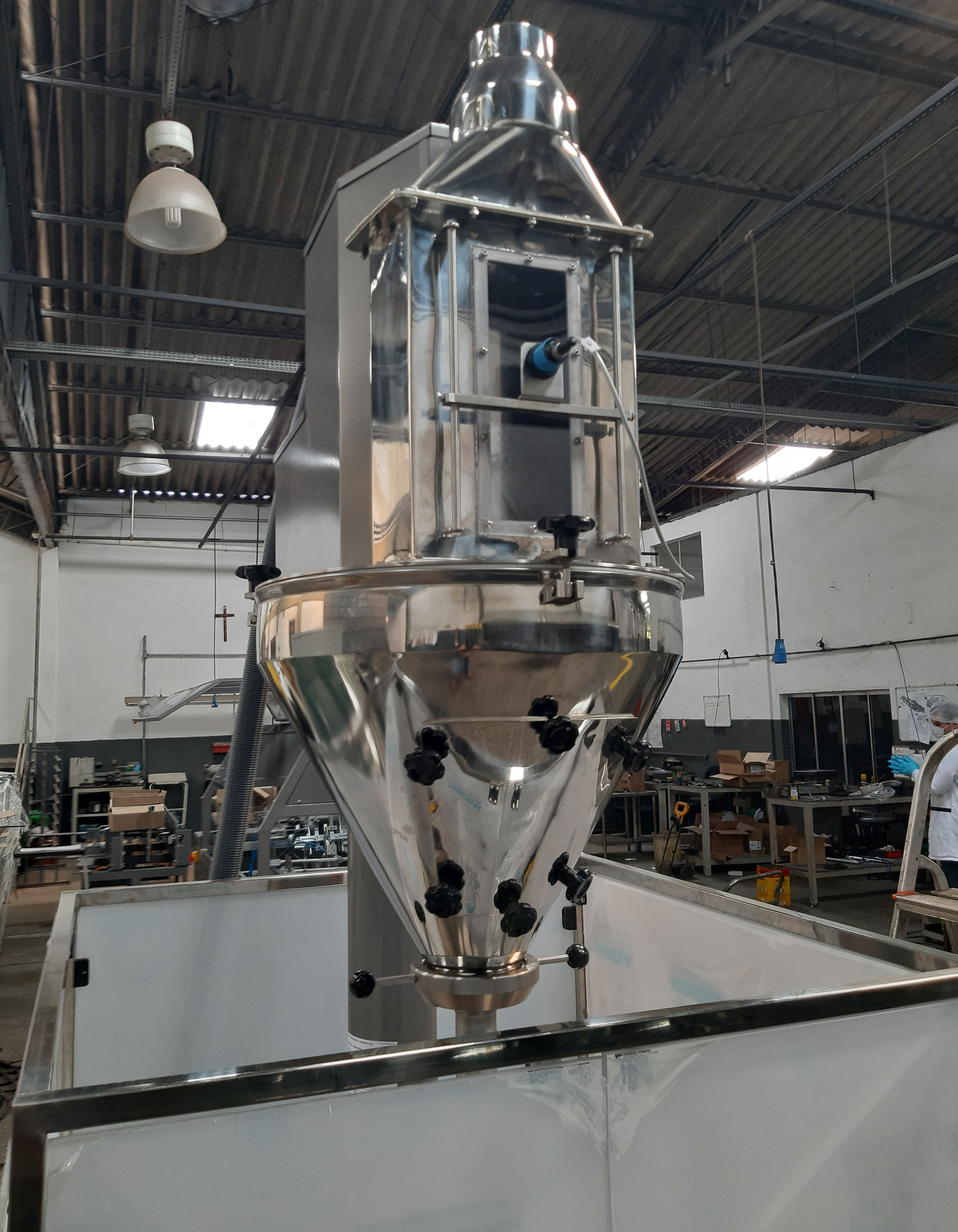 Dosador de Pós Cosméticos e Farmacêuticos