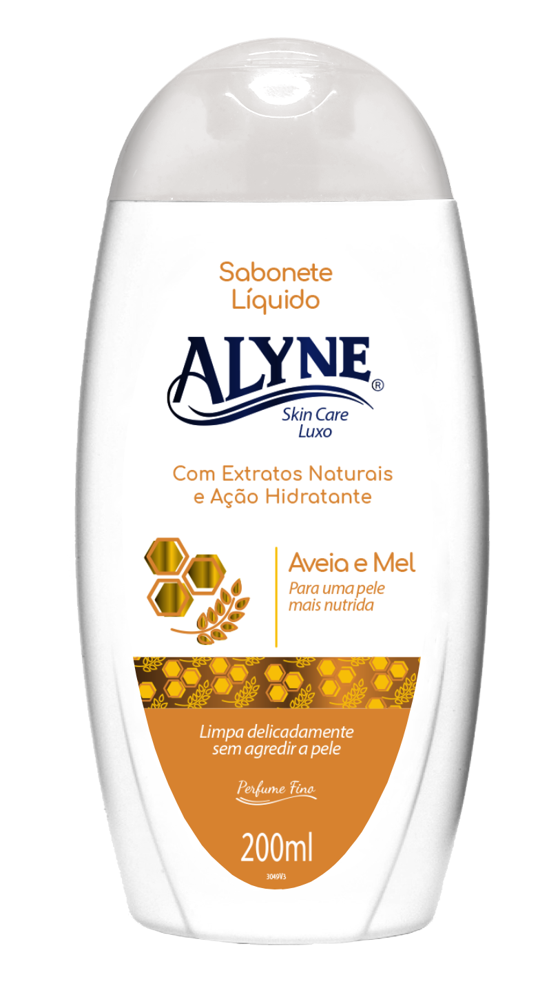 Sabonete Líquido Alyne Aveia e Mel 200ml