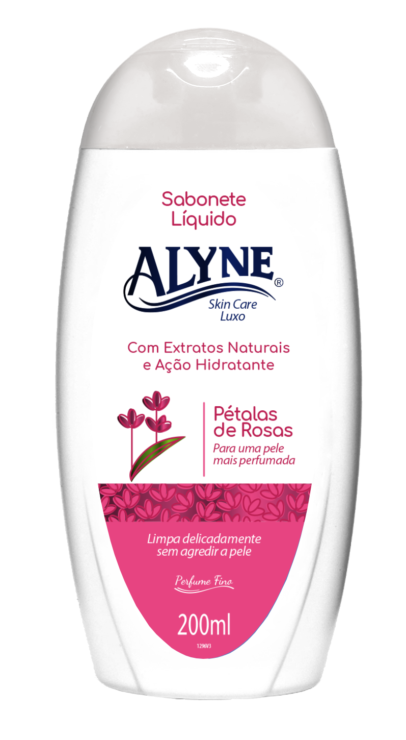 Sabonete Líquido Alyne Pétalas de Rosas 200ml