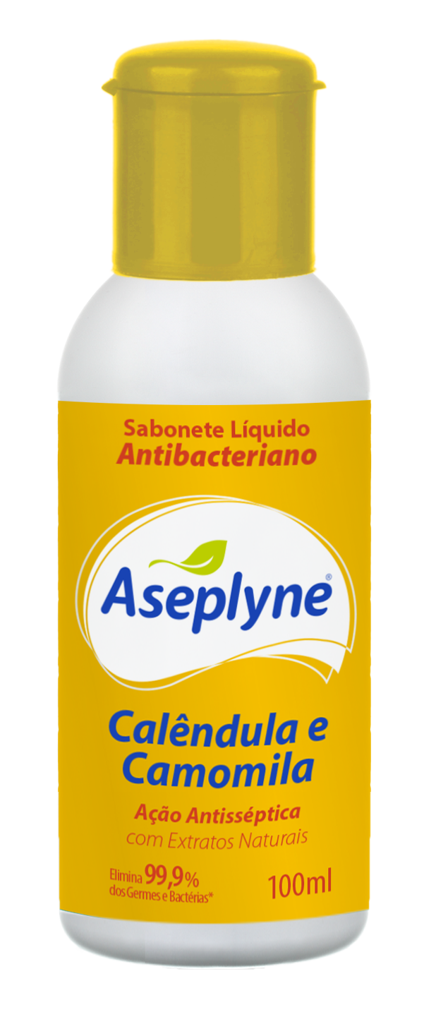 Sabonete Antisséptico Aseplyne Calend E Camomila 100ml