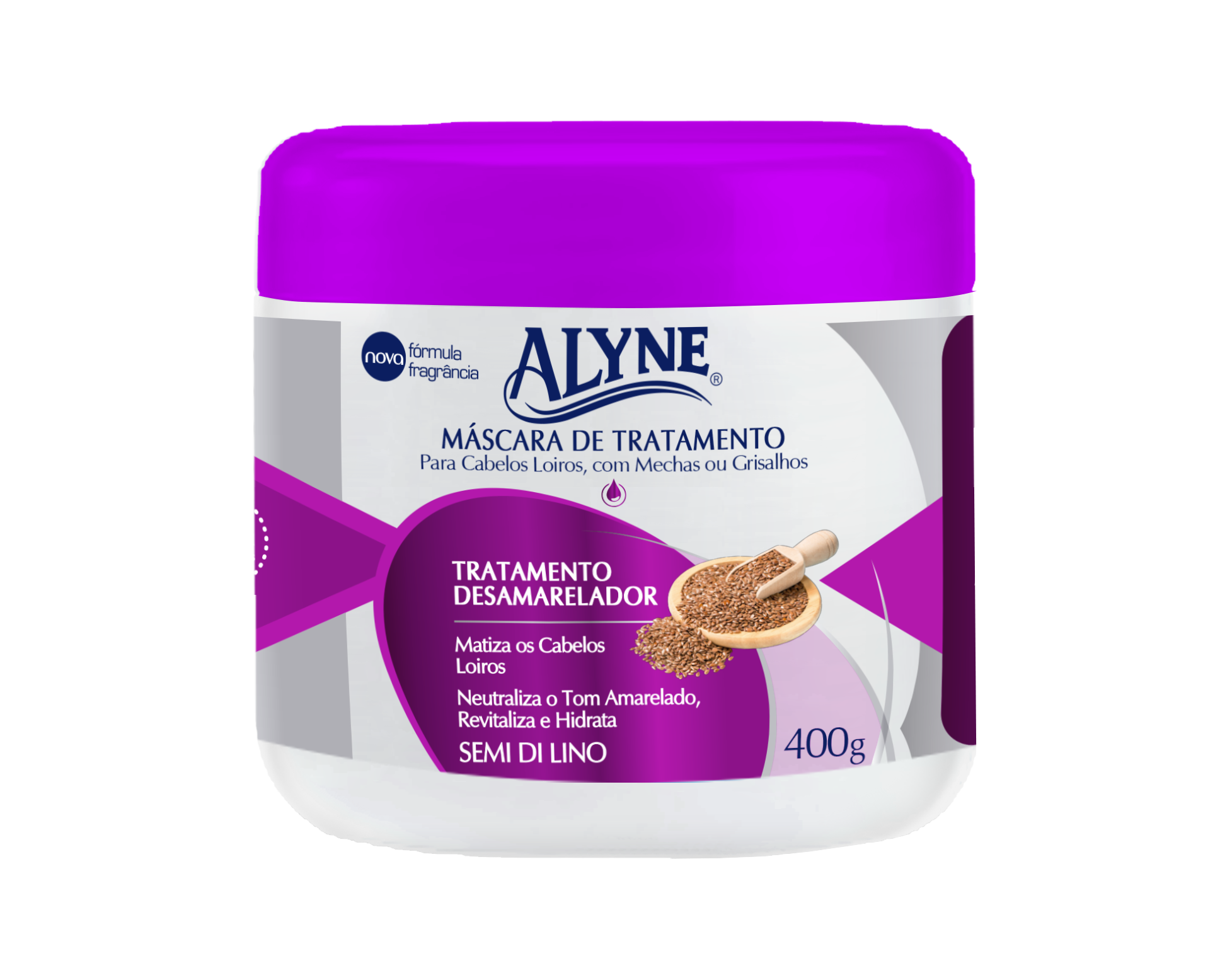 Máscara de Tratamento Alyne Desamarelador 400G