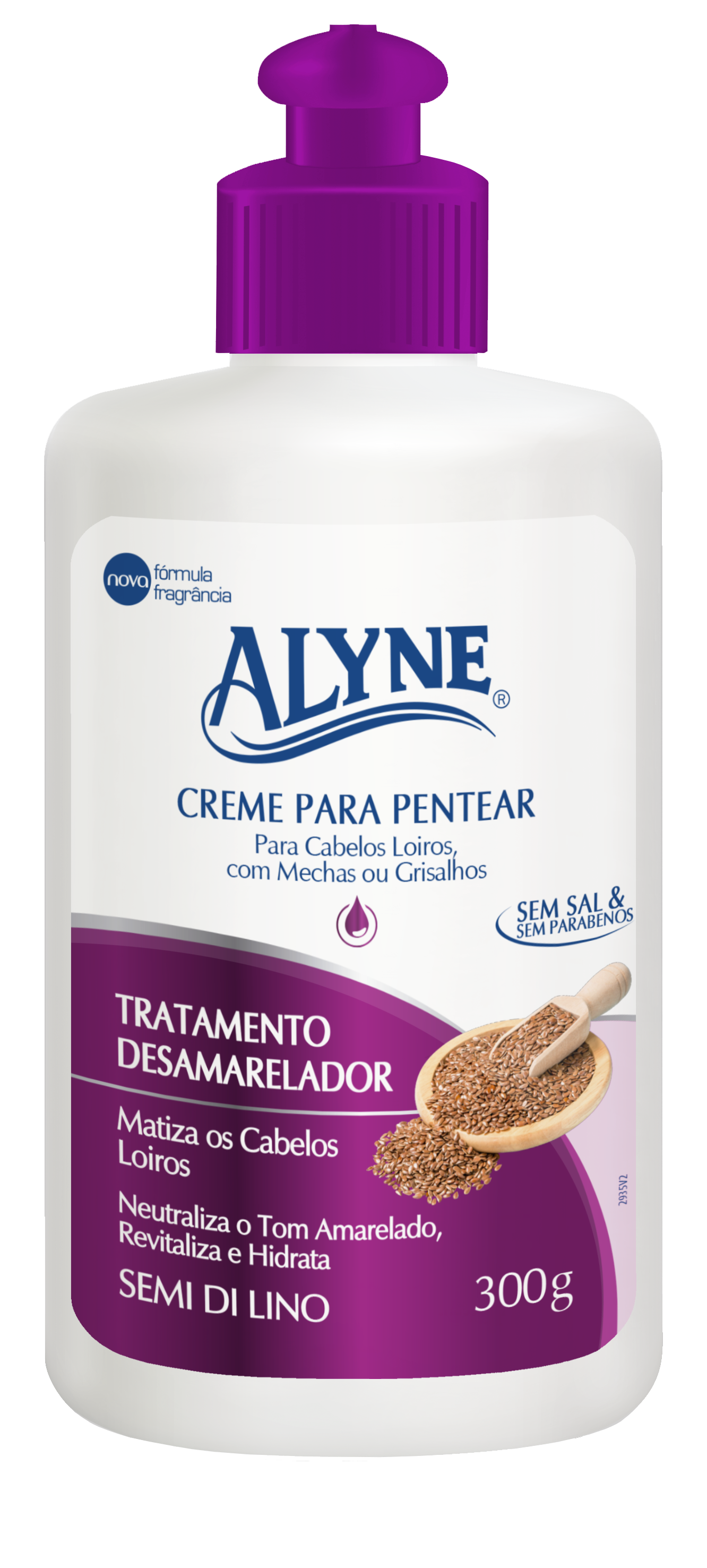 Creme Pentear Alyne Desamarelador 300G