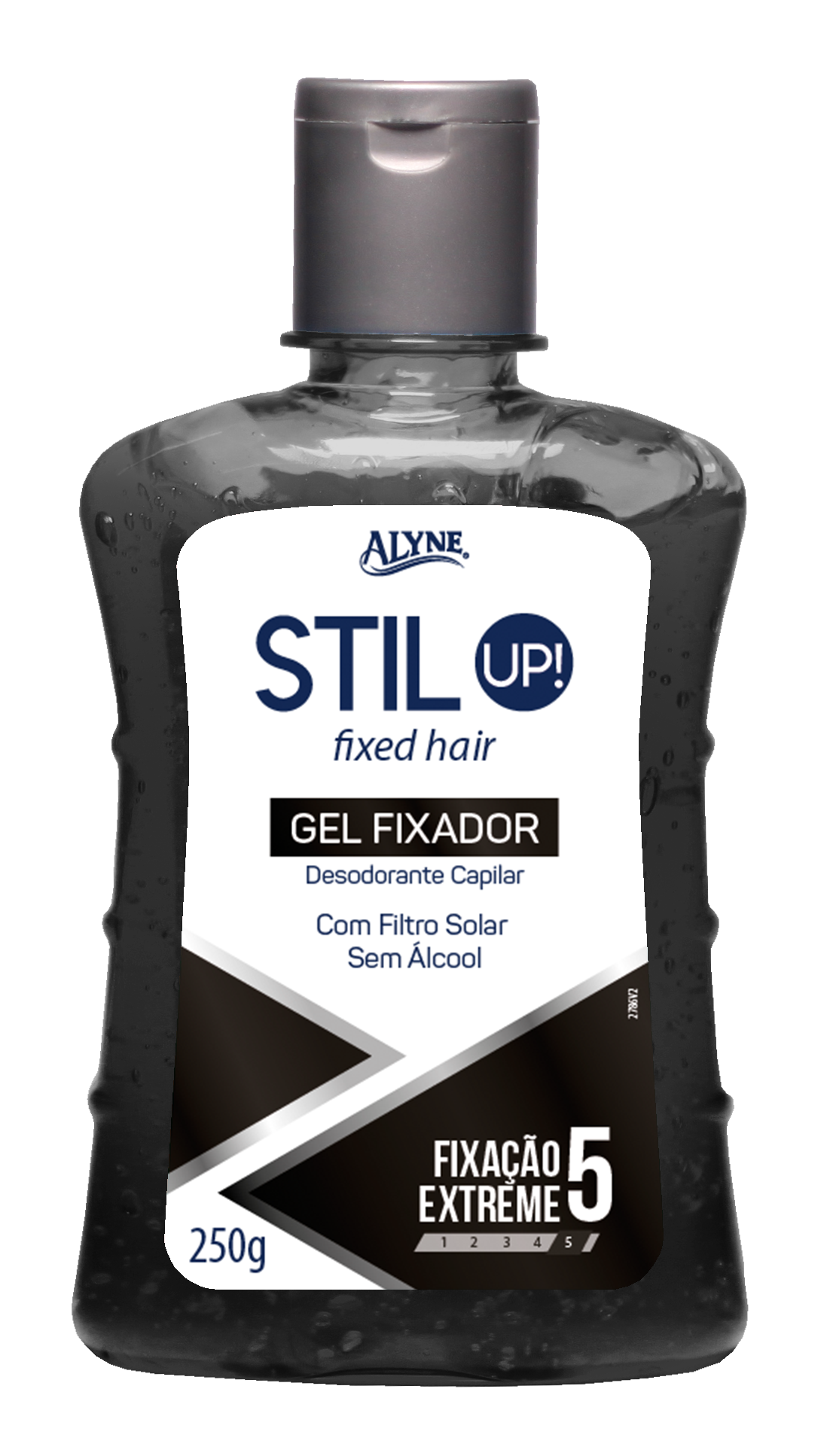 Gel Fixador Desodorante Capilar Alyne Stil Up Extr F5 250G