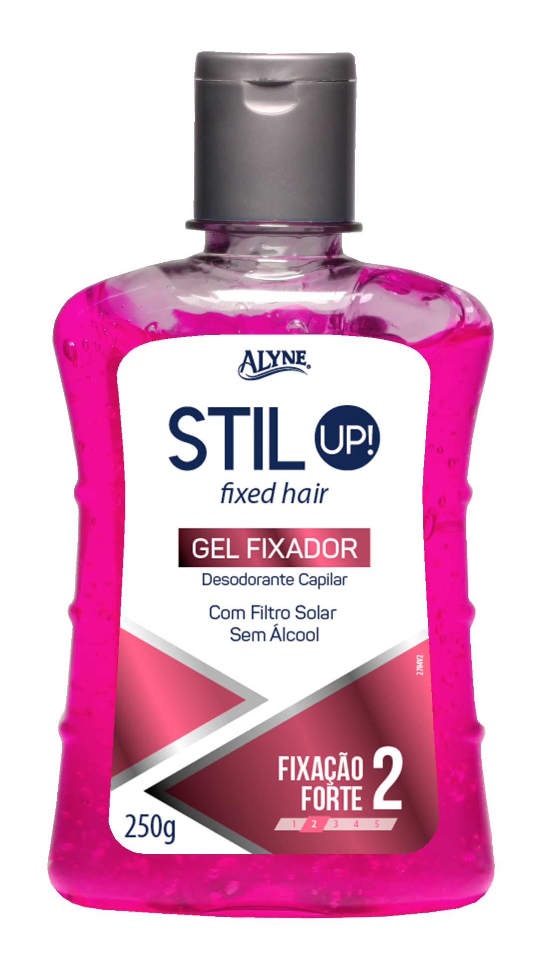 Gel Fixador Desodorante Capilar Alyne Stil Up Fort F2 250G