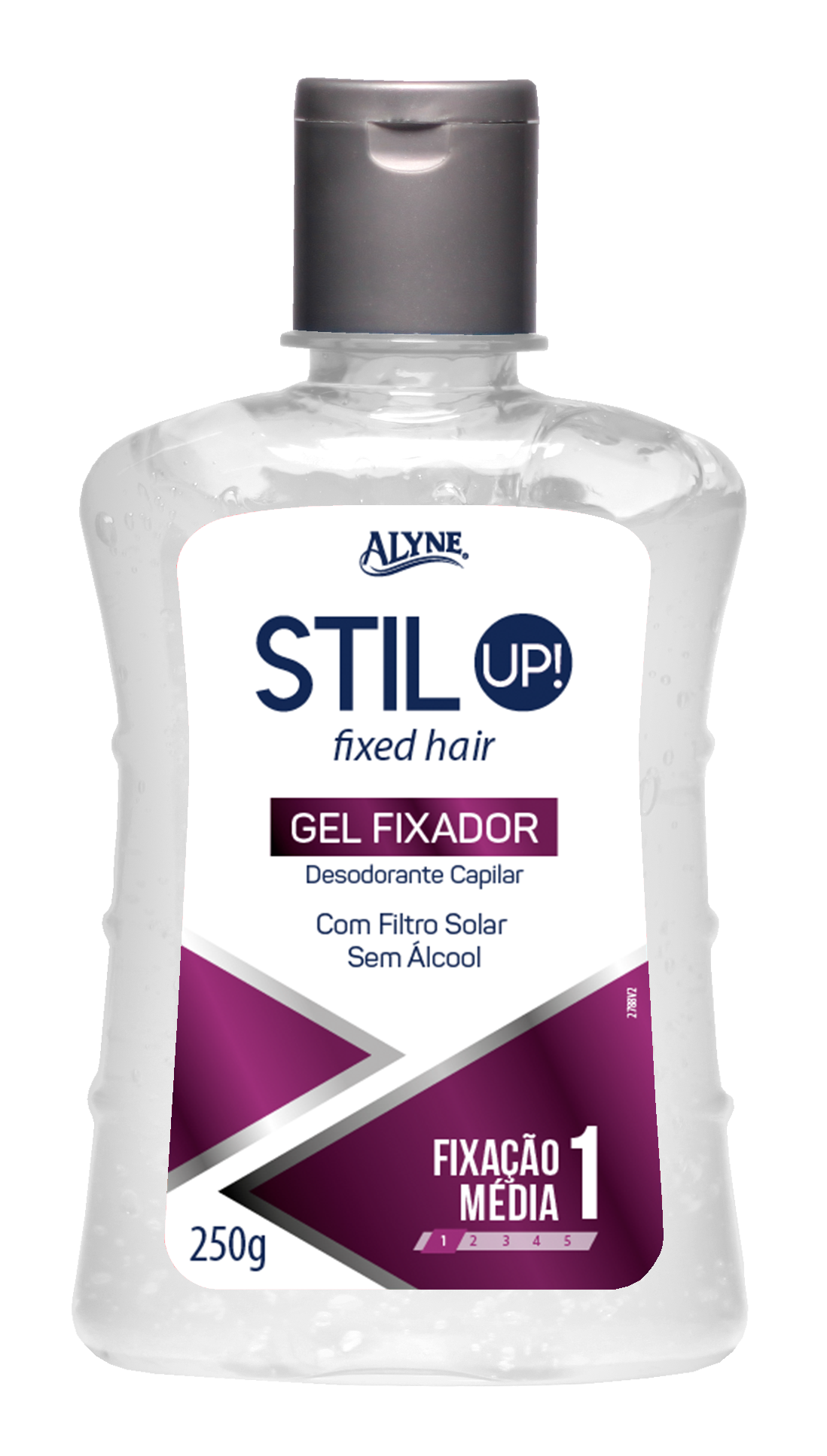 Gel Fixador Desodorente Capilar Alyne Stil Up Med F1 250G