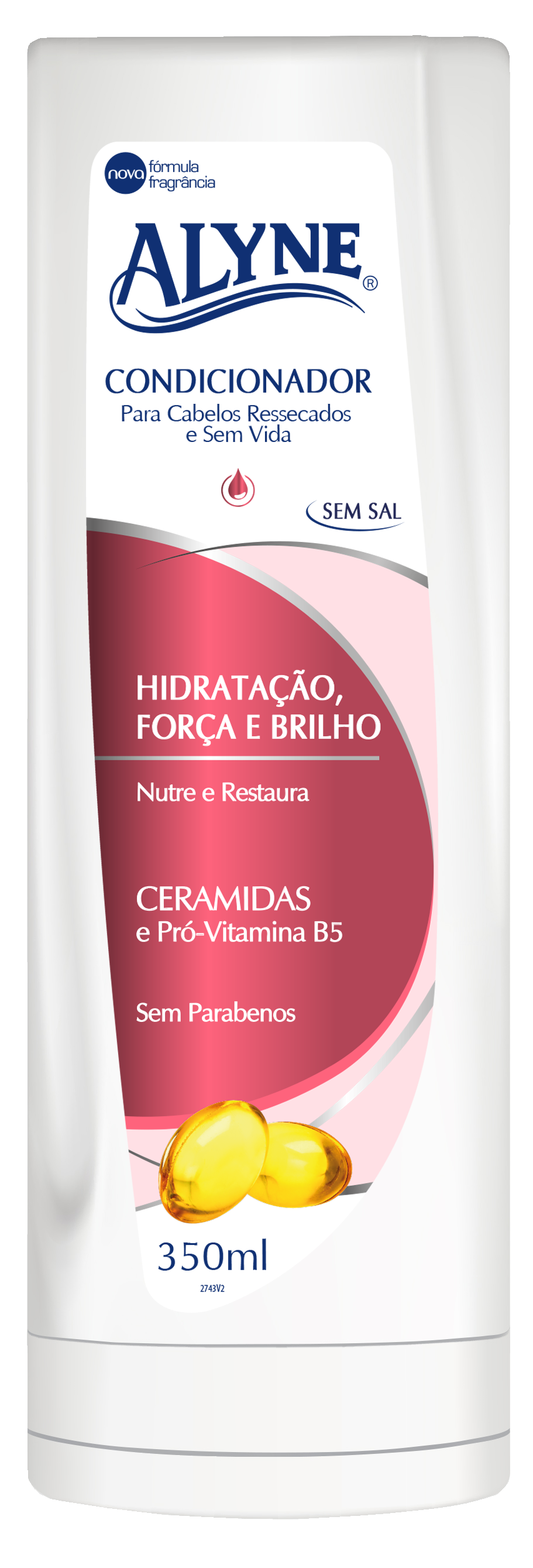 Condicionador Alyne Hidratação, Forca e Brilho 350ml