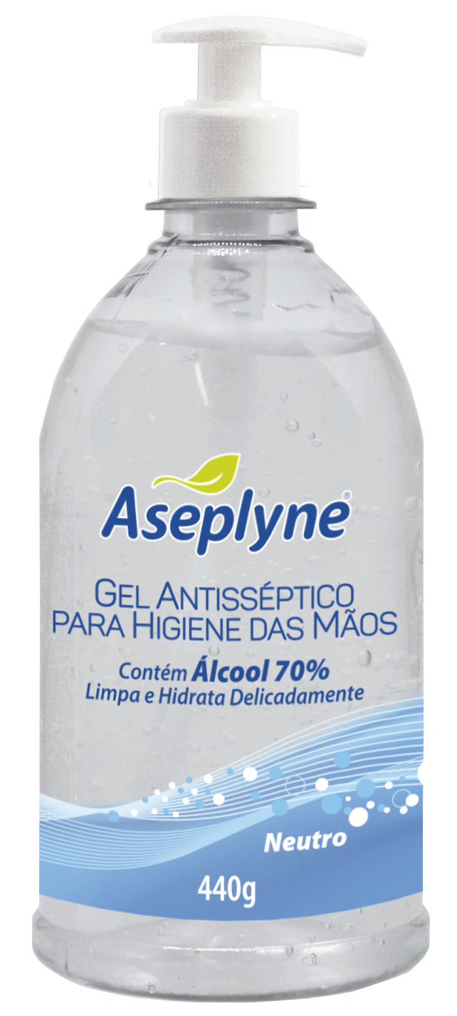 Gel Higiene Mãos Aseplyne Neutro 440G