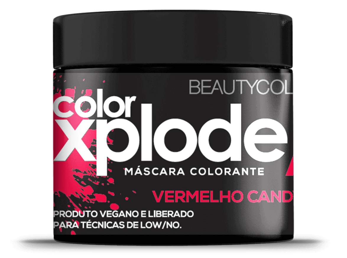 Máscara Color Xplode - Vermelho Candy Bomb