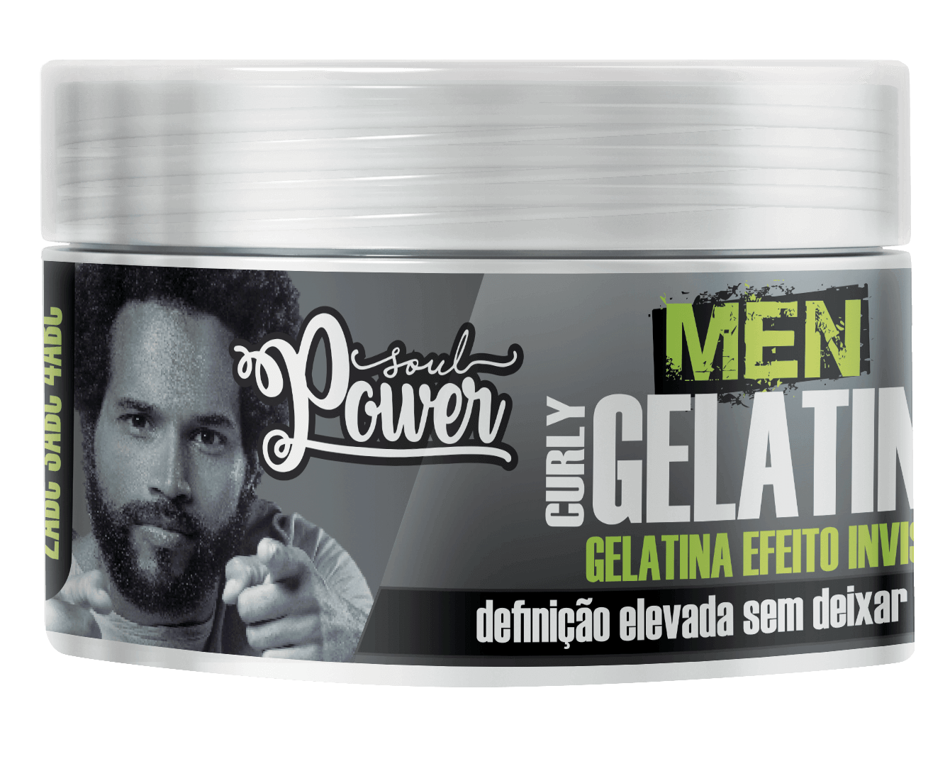 Soul Power - Gelatina Invisível Men Curly Gelatine