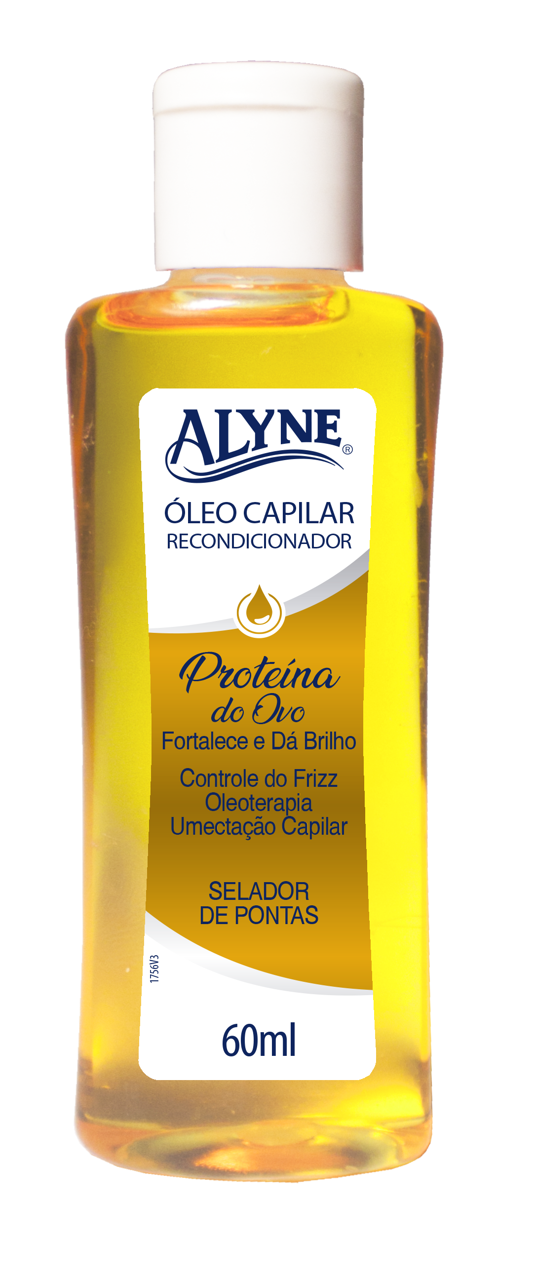 Óleo Recondicionador Capilar Alyne Proteína do Ovo 60ml