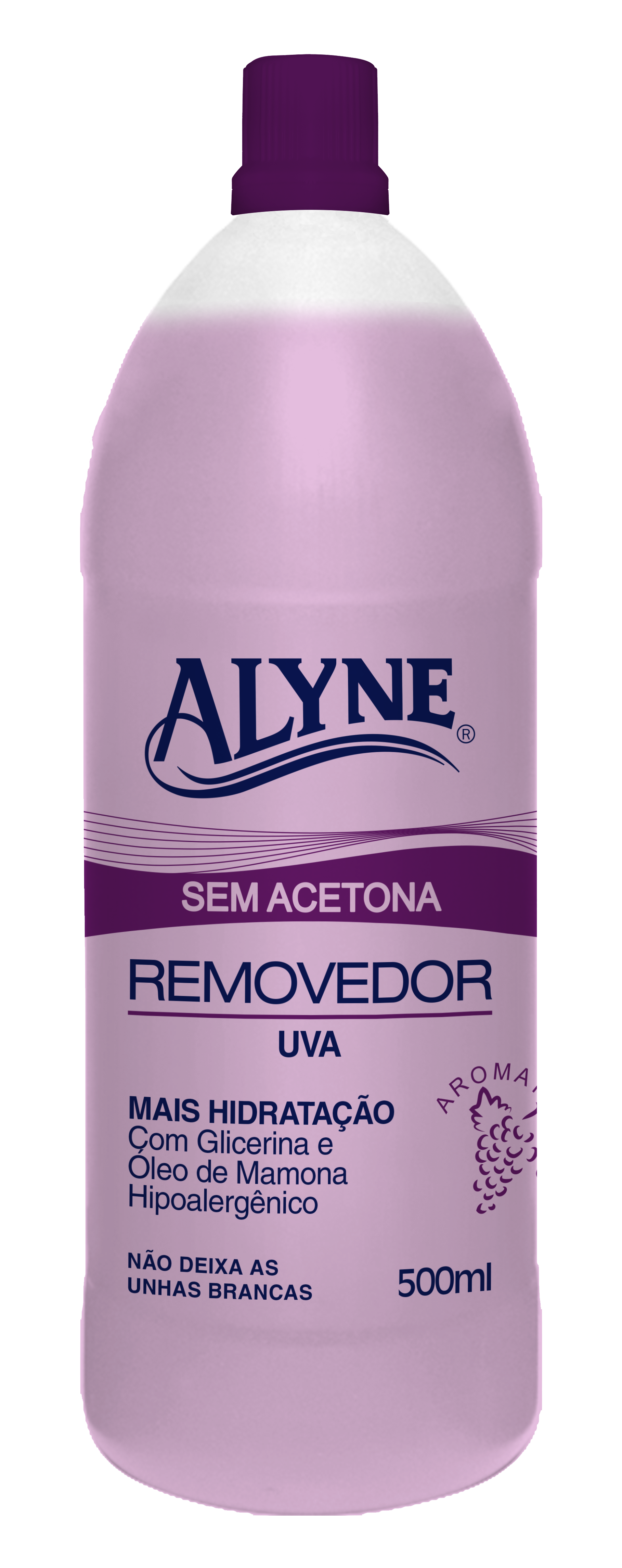 Removedor sem Acetona Alyne Uva 500ml