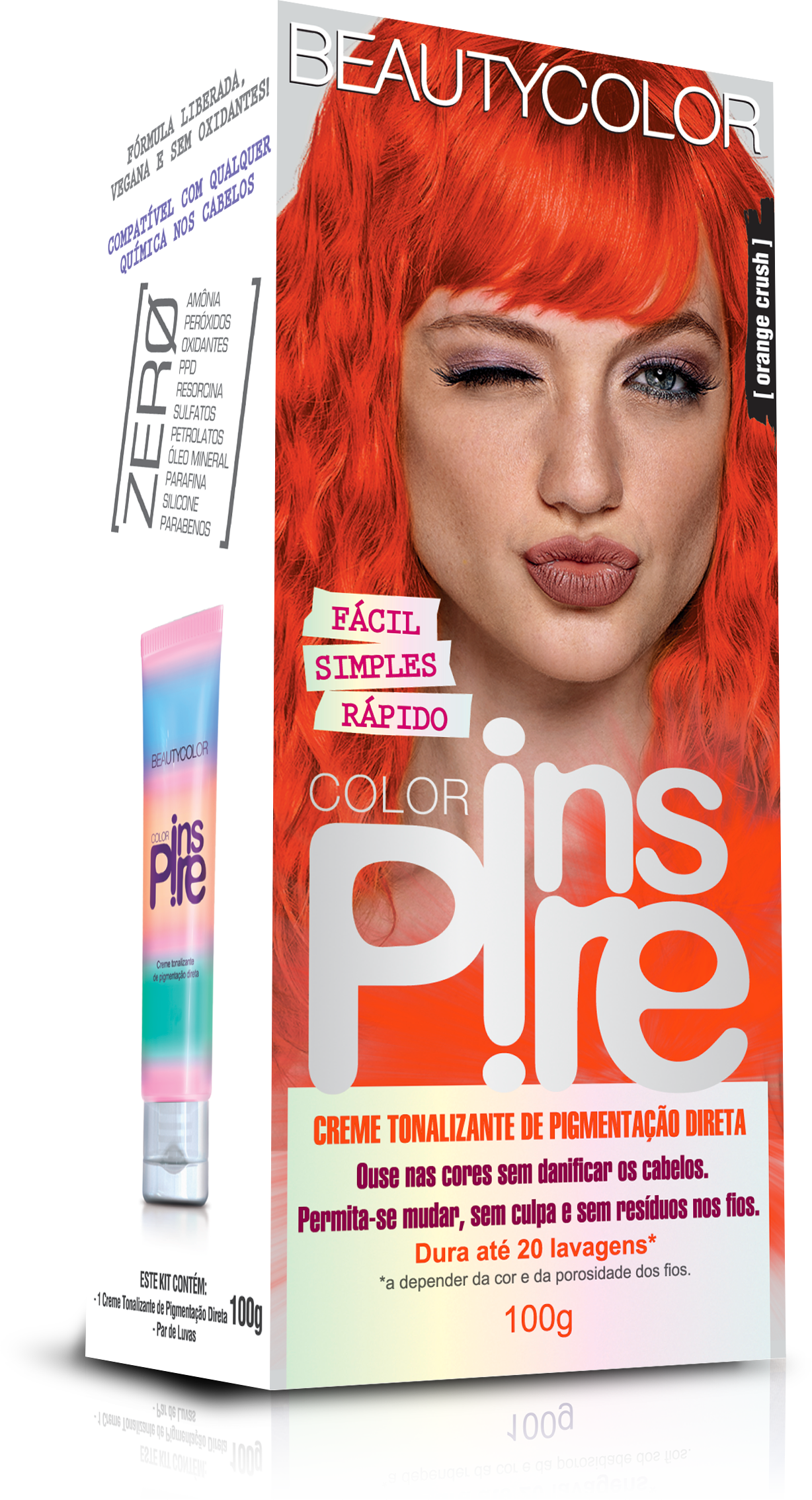 Beautycolor - Creme tonalizante Color Inspire Orange Crush