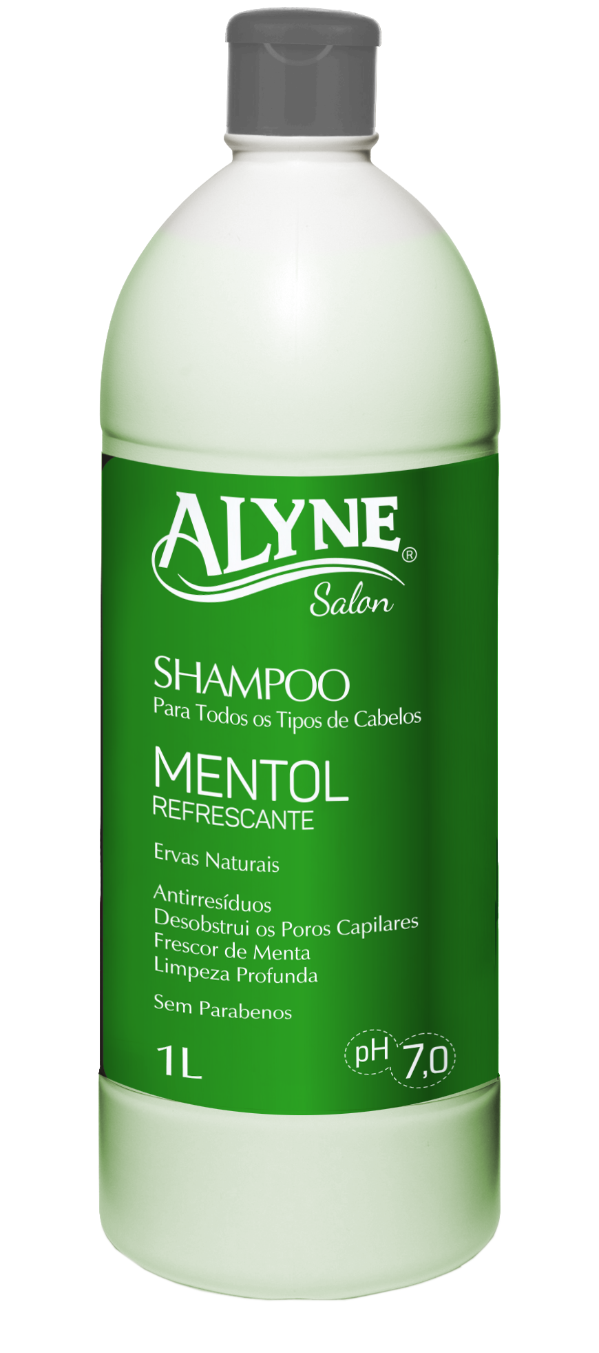 Shampoo Alyne Mentol Refrescante 1L