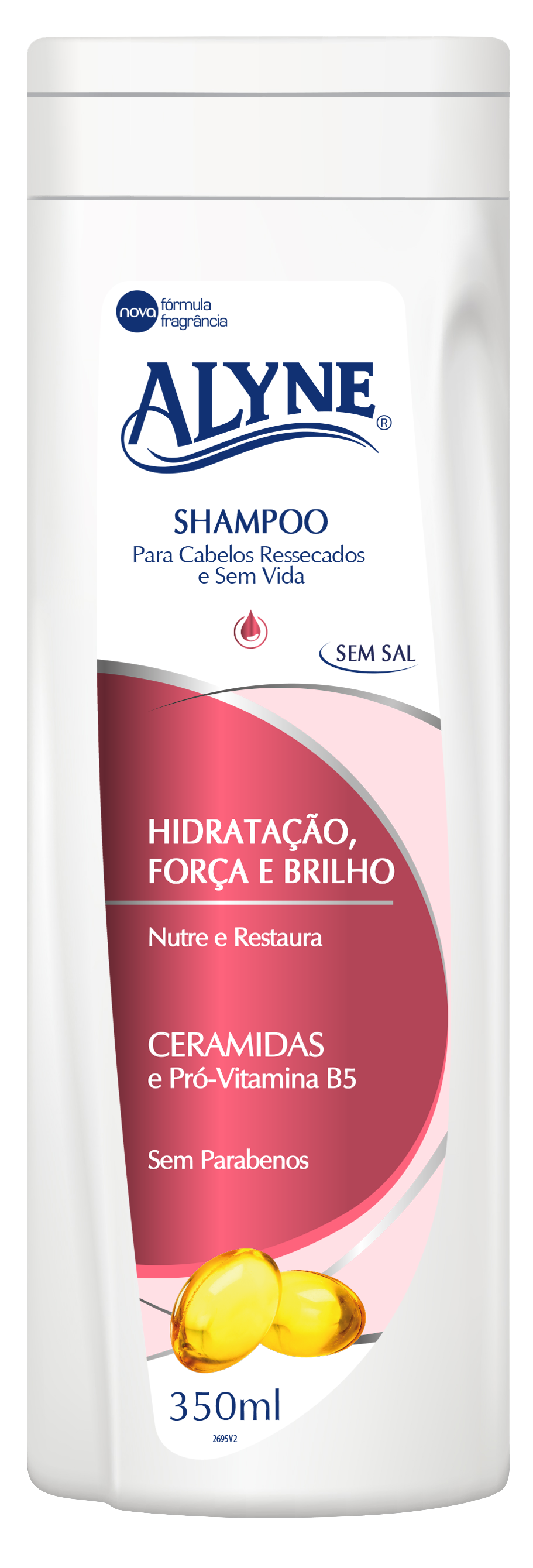 Shampoo Alyne Hidratação, Forca e Brilho 350ml