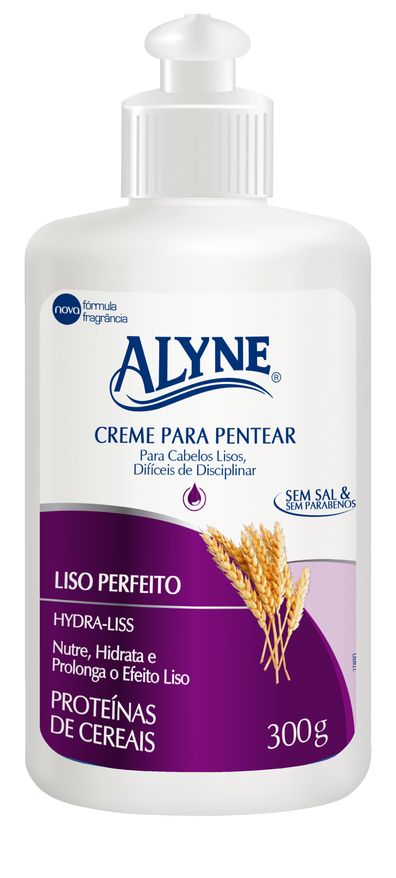 Creme Pentear Alyne Hydra-Liss Liso Perfeito 300G