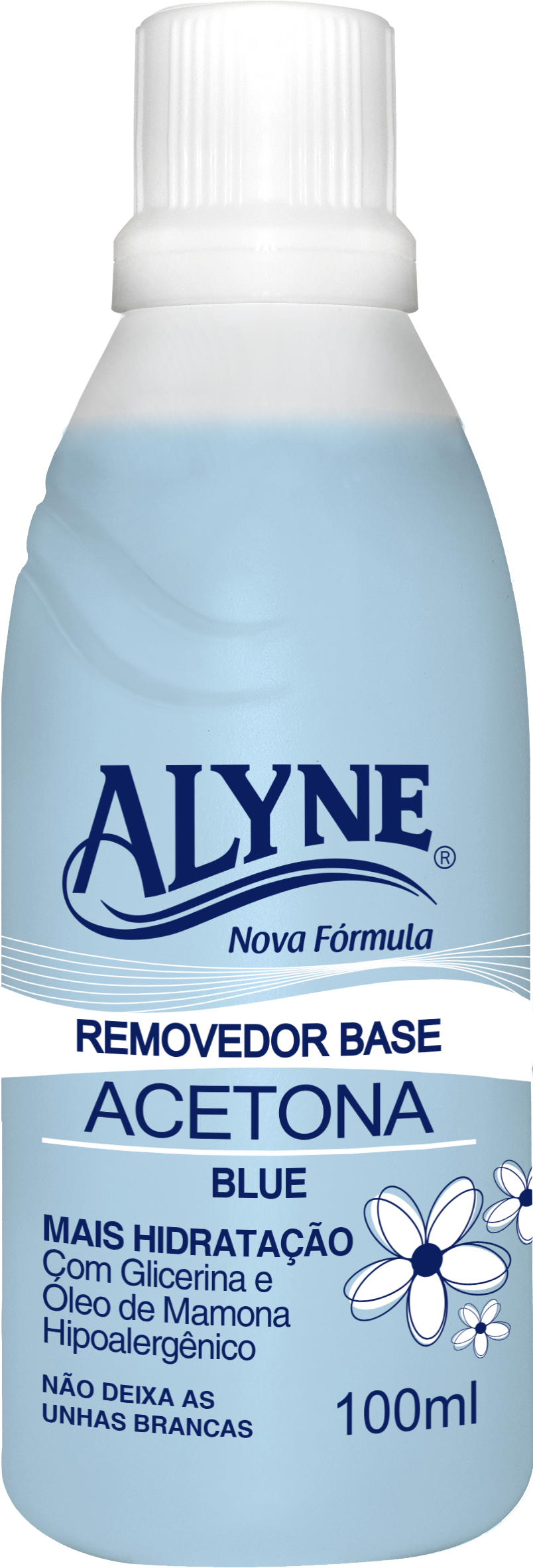 Removedor com Acetona Alyne Blue 100 ml