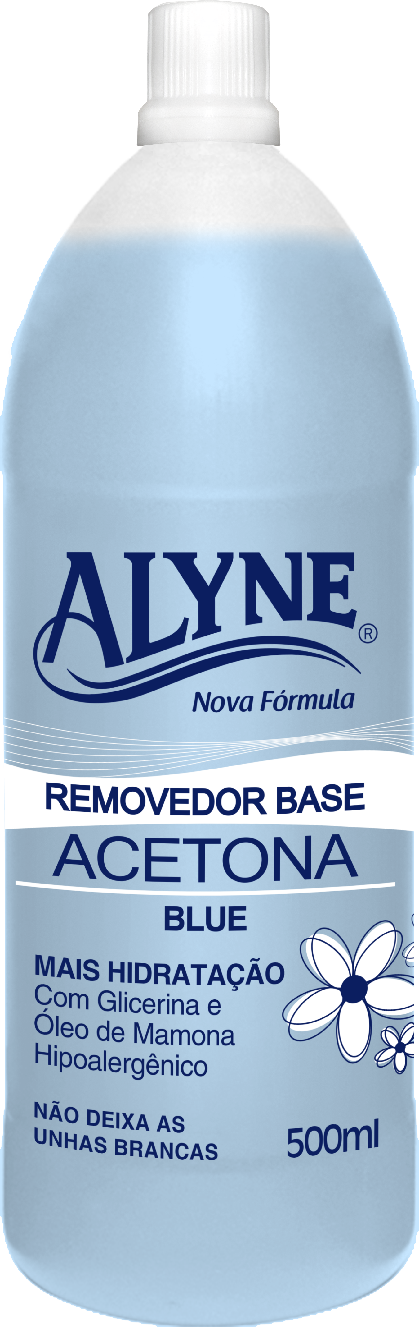 Removedor com Acetona Alyne Blue 500 ml