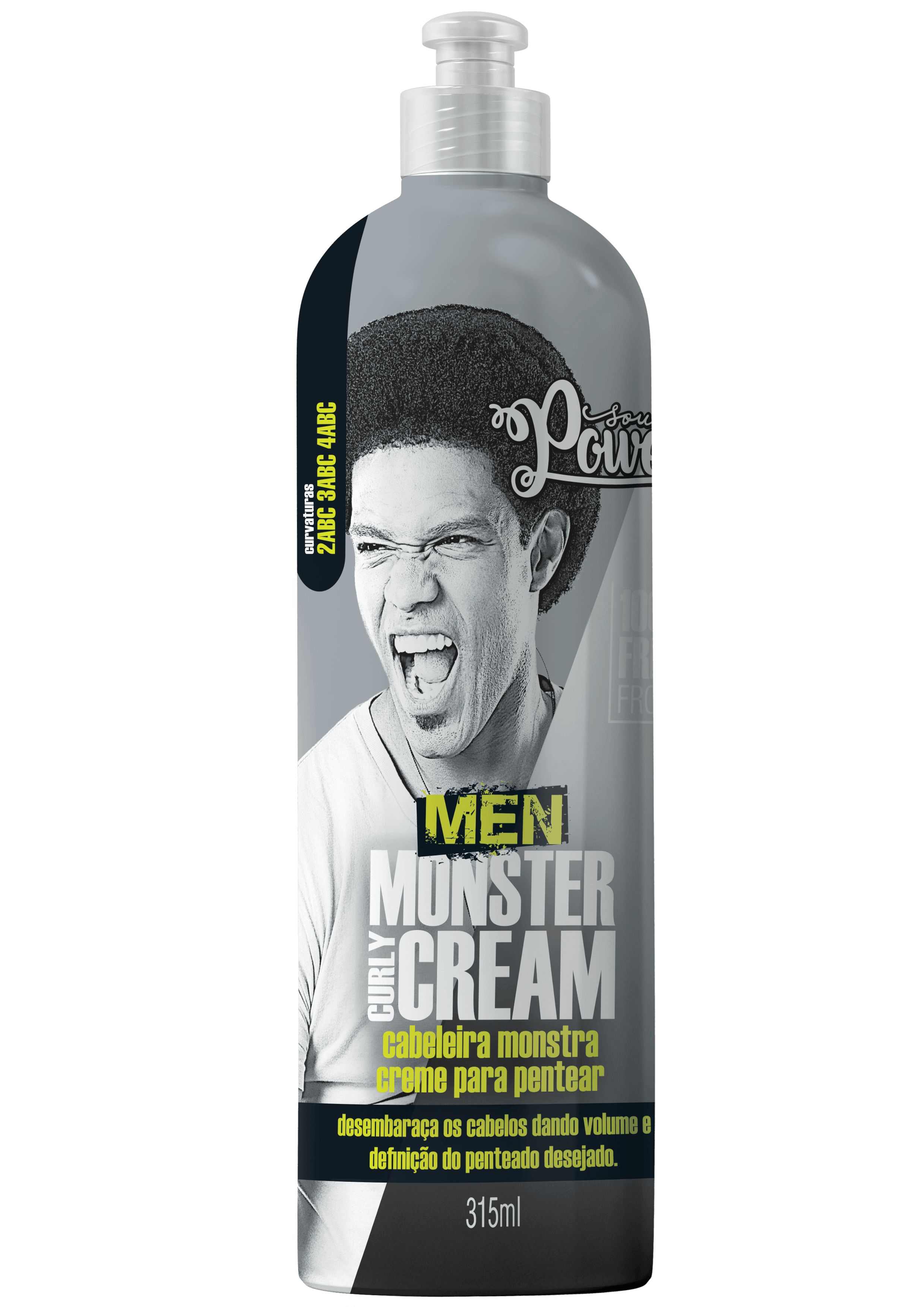Soul Power - Creme para Pentear Men Monster Curly Cream