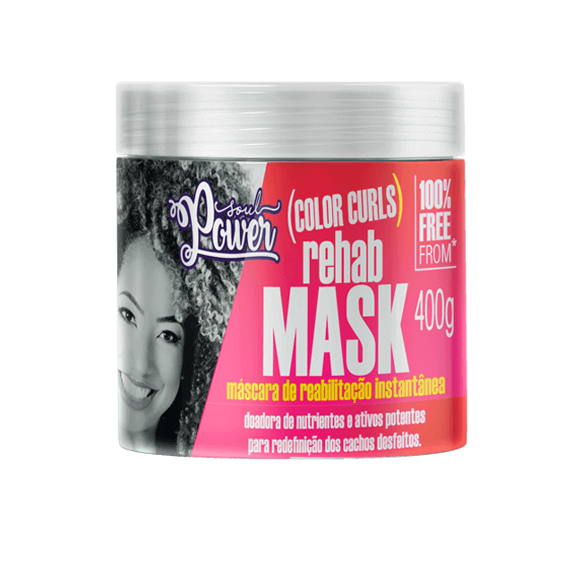  Soul Power - Máscara de Reabilitação Color Curls Rehab Mask