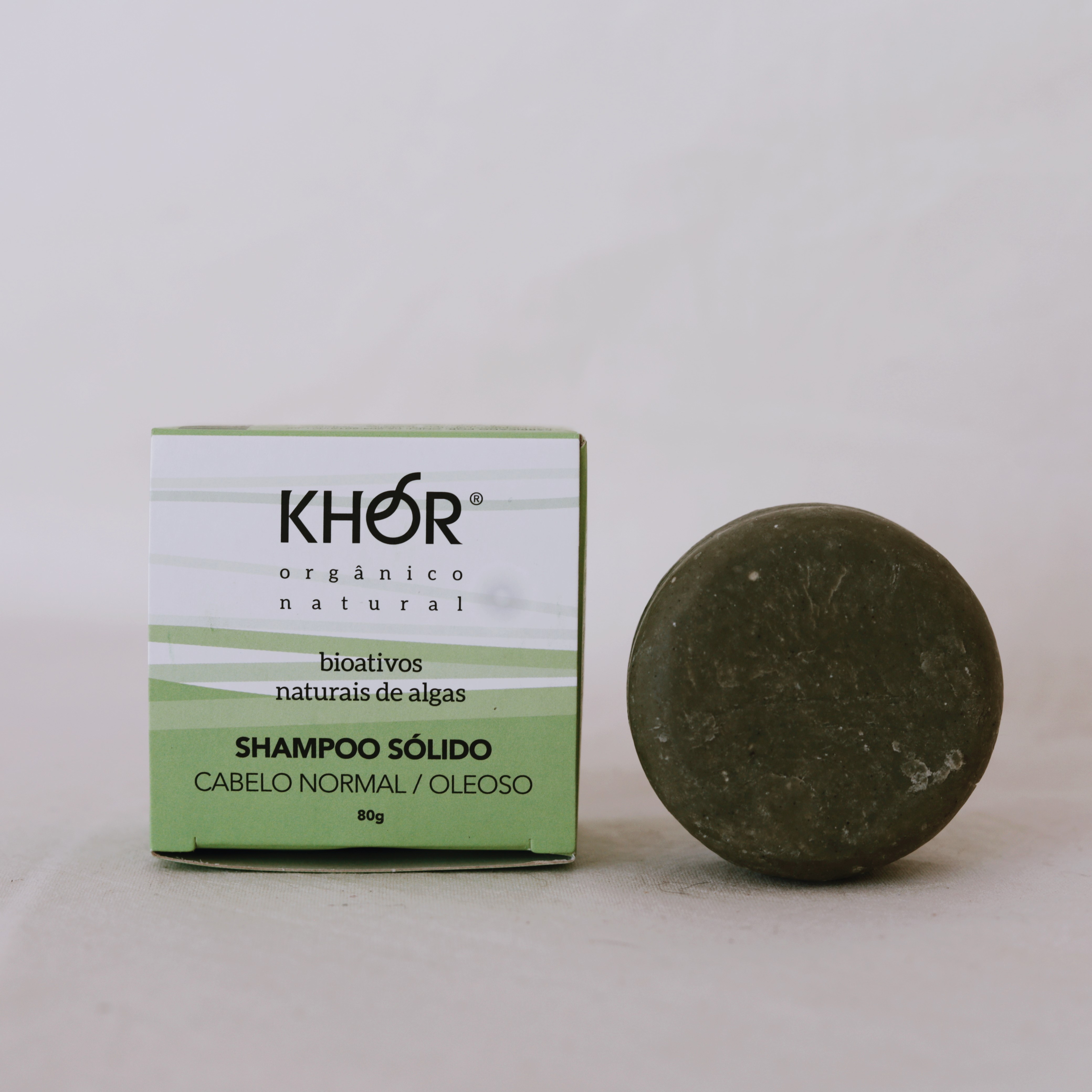 Shampoo Sólido KHOR - Cabelos normais/ oleosos