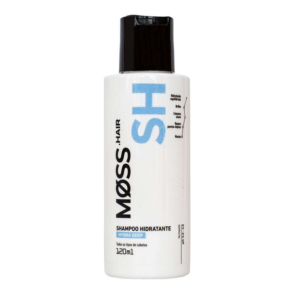 Hydra Deep Shampoo Hidratante 120ml MØSS
